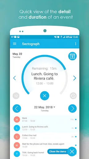 Sectograph. Day & Time planner应用截图
