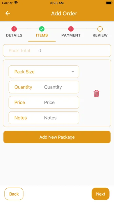 Capturas de pantalla de Beelivery