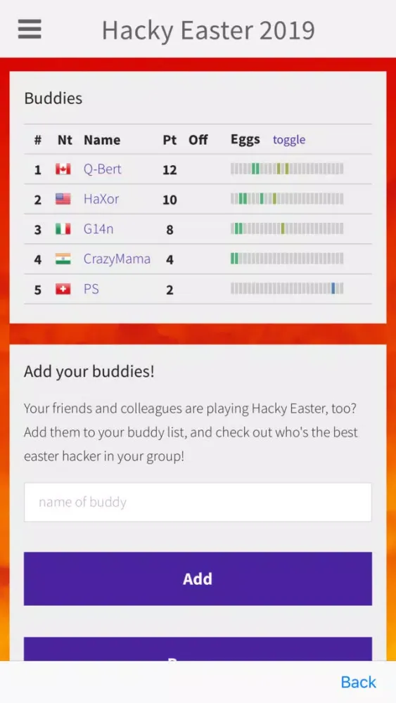Hacky Easter Screenshots