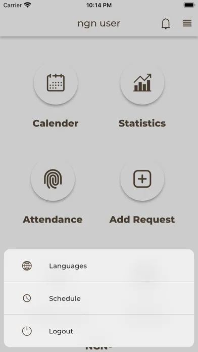Tangkapan skrin Jasmine User HR
