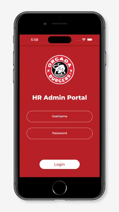 Captures d'écran de Orgada Burger Admin HR