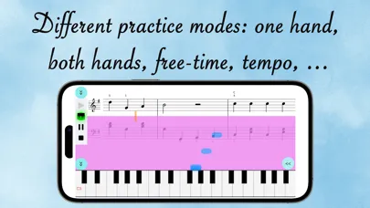Capturas de tela do Piano eTutor: learn piano