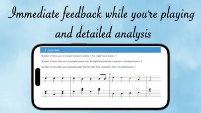 Capturas de tela do Piano eTutor: learn piano