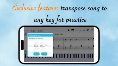 Capturas de tela do Piano eTutor: learn piano