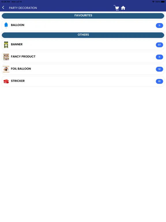 Ảnh chụp màn hình của Ravechi All Mart iPad 