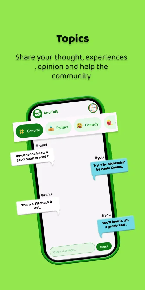 AnoTalk - Chat Anonymously Screenshots