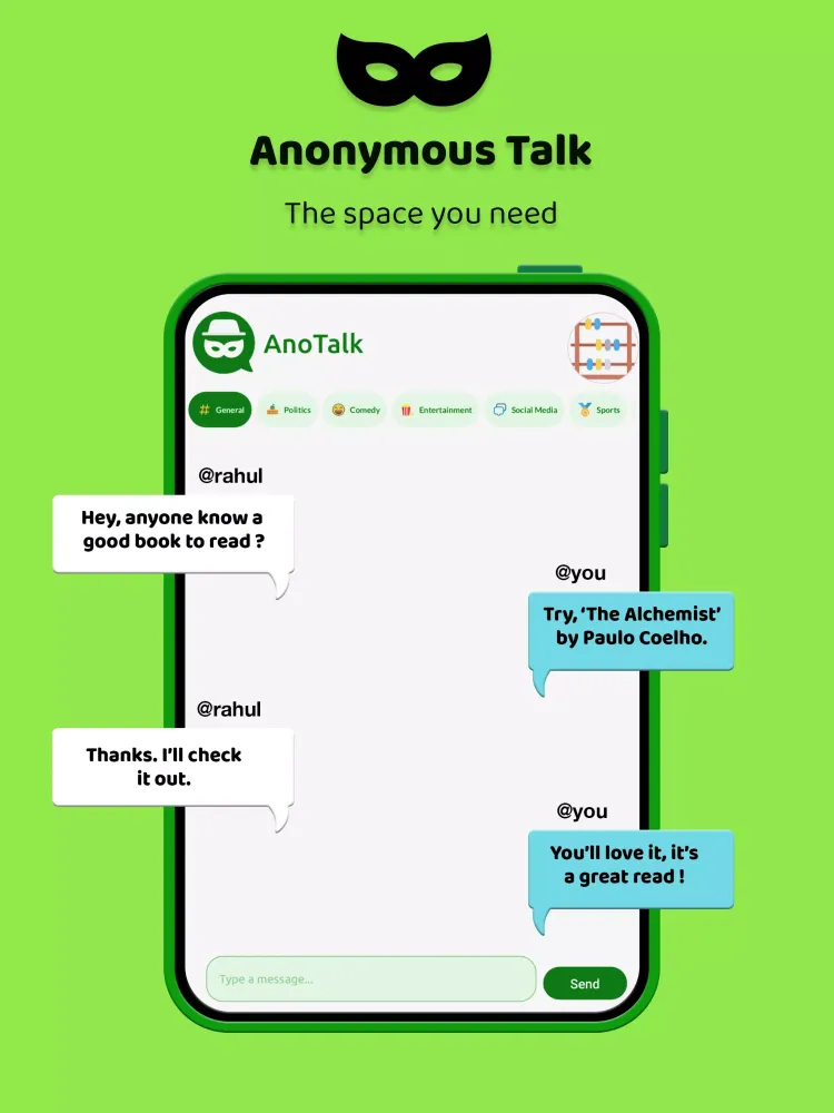 AnoTalk - Chat Anonymously Screenshots