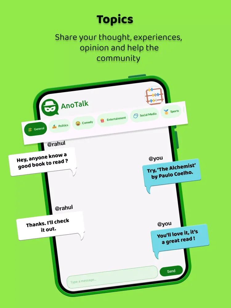 AnoTalk - Chat Anonymously Screenshots