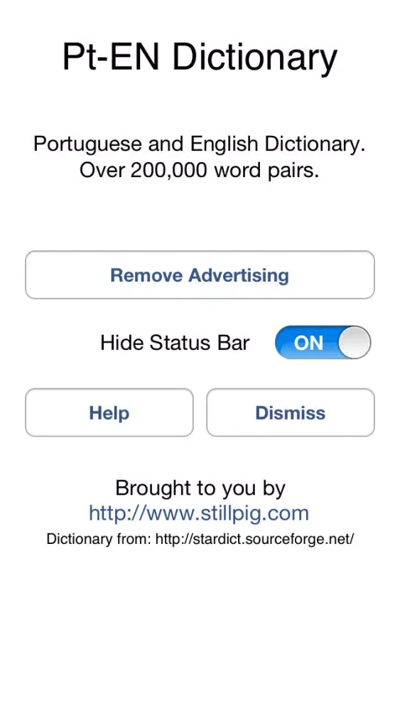 Offline Portuguese English Dictionary Translator for Tourists, Language Learners and Students Ekran Görüntüleri