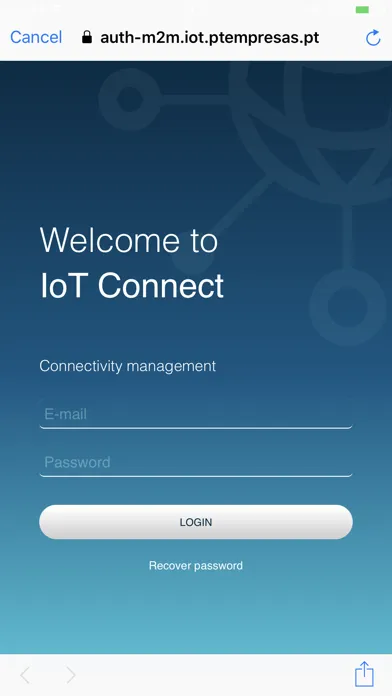 Ảnh chụp màn hình của IoT Connect app