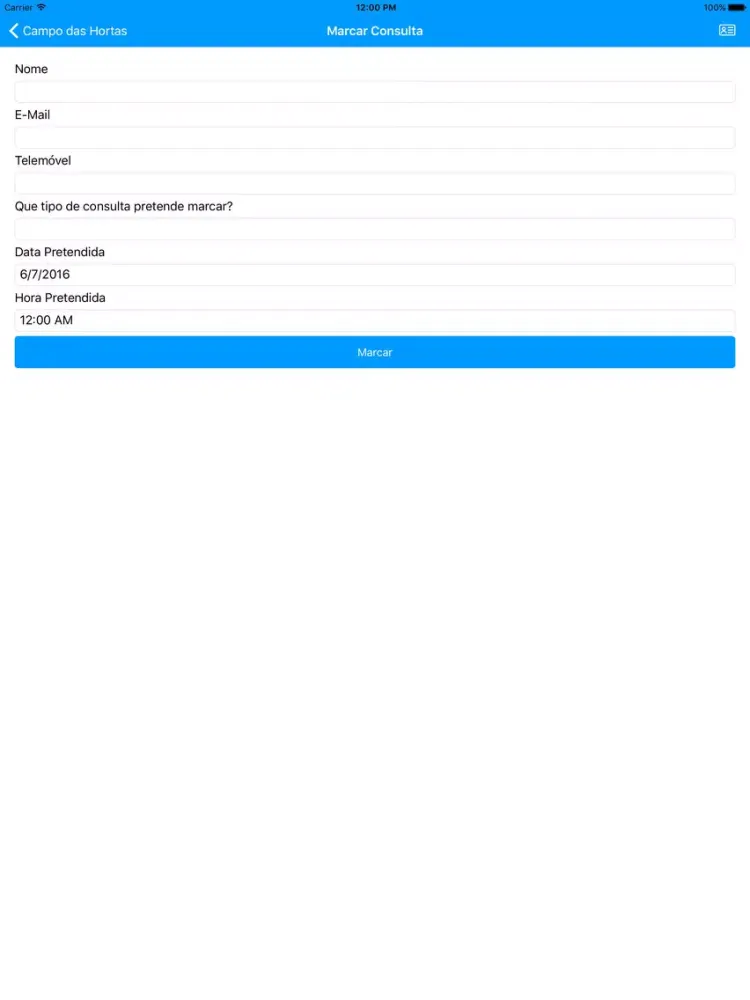 Скриншоты Clínica Campo das Hortas iPad 