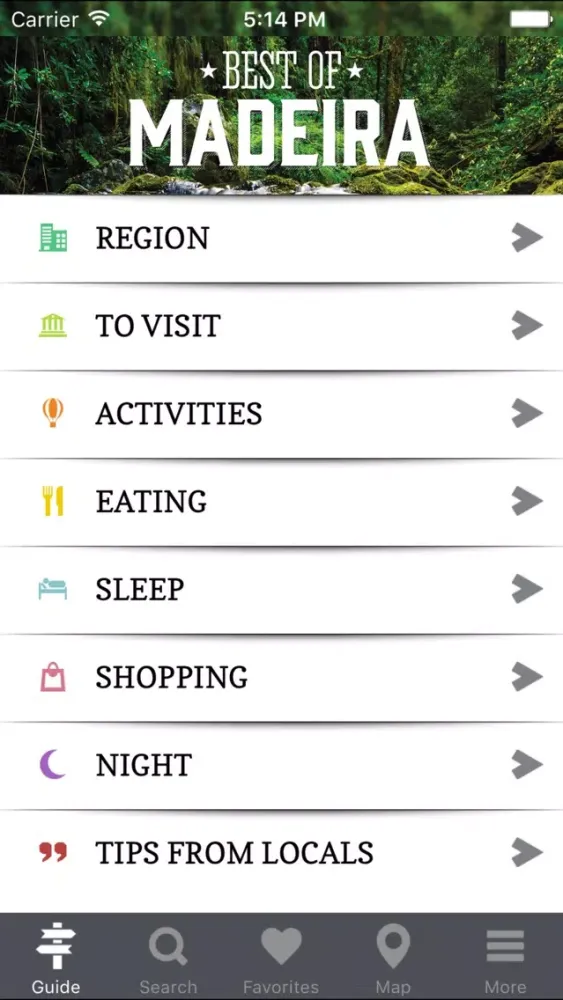Capturas de pantalla de BestGuide: Best Of Madeira Travel Guide