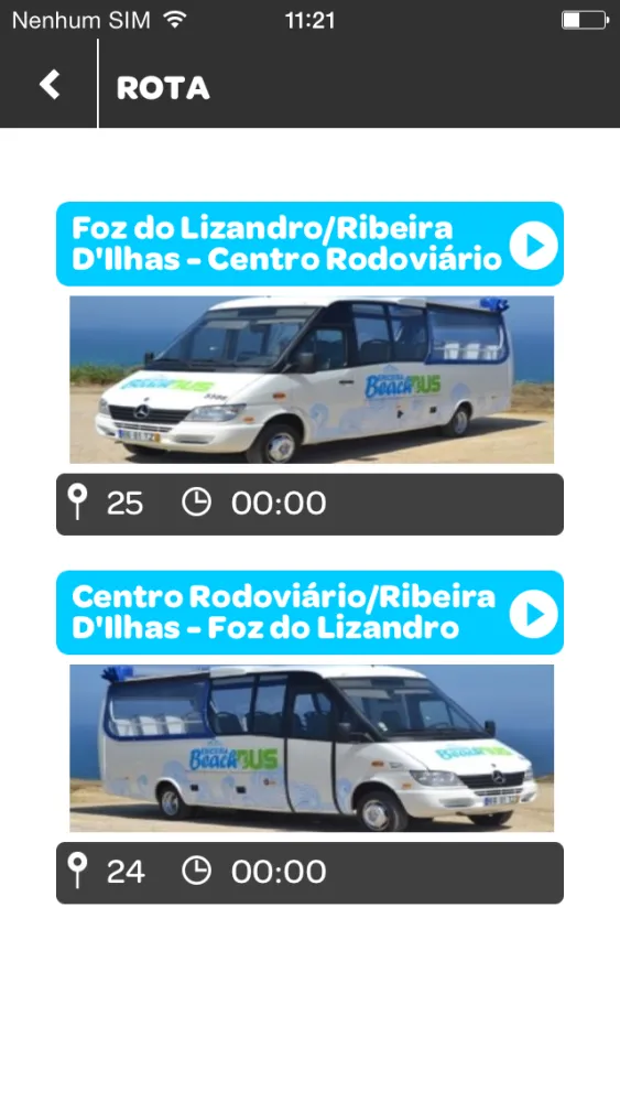 Ericeira Beach Bus سکرین شاٹس