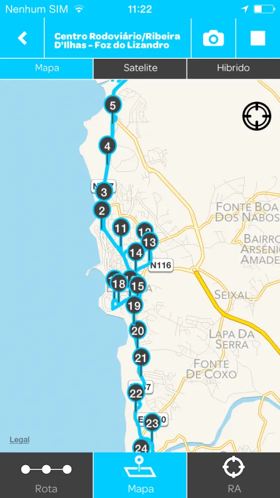 Ericeira Beach Bus سکرین شاٹس
