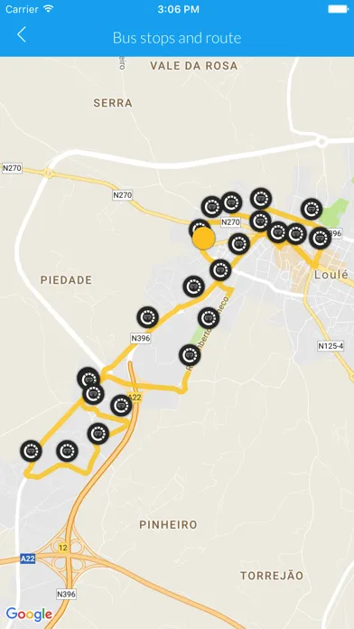 Capturas de tela do Loulé Mobility - Bus service