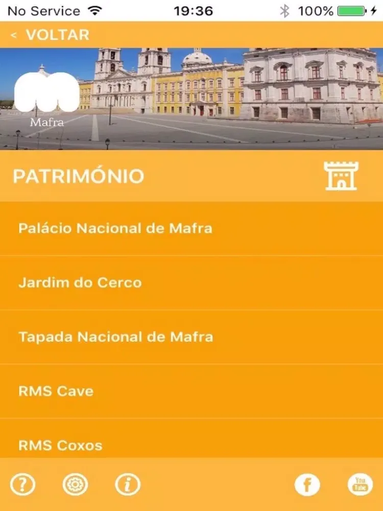 Captures d'écran de Mafra Guia Turistico iPad 