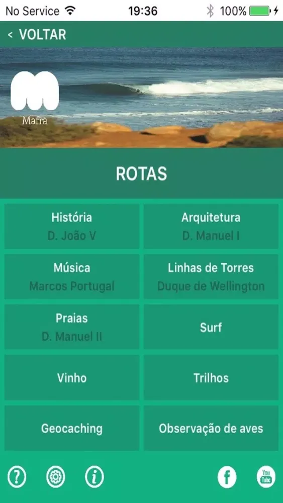 Captures d'écran de Mafra Guia Turistico