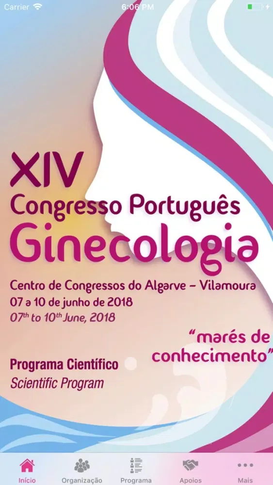 Tangkapan skrin XIV Congresso Pt Ginecologia