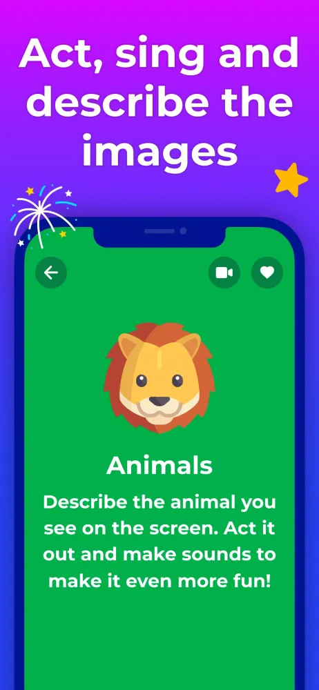 Zrzuty ekranu Charades for Kids - Guess Up