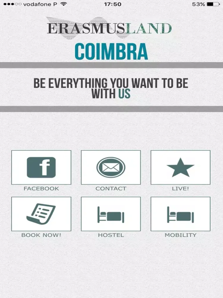 Скриншоты ErasmusLand Coimbra iPad 