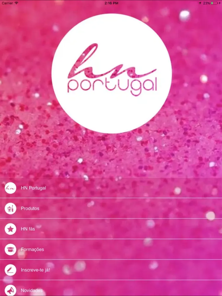 Ảnh chụp màn hình của HN Portugal iPad 