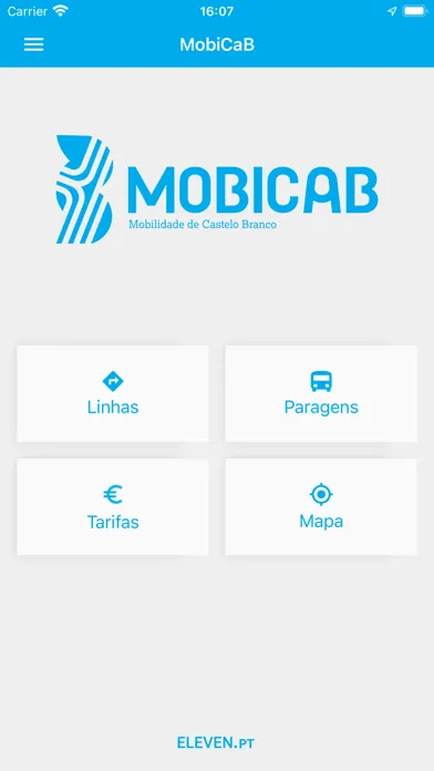 Tangkapan skrin MobiCaB
