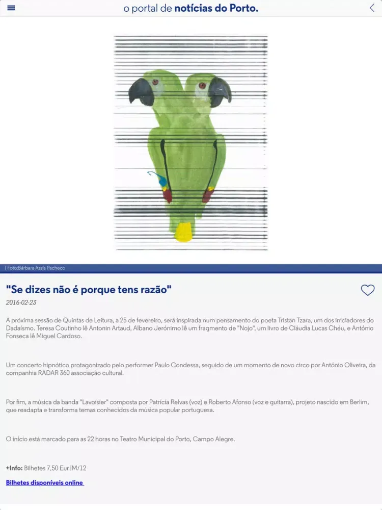 Zrzuty ekranu Porto Noticias iPad 