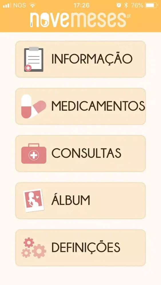 Ảnh chụp màn hình của Nove Meses - A Minha Gravidez