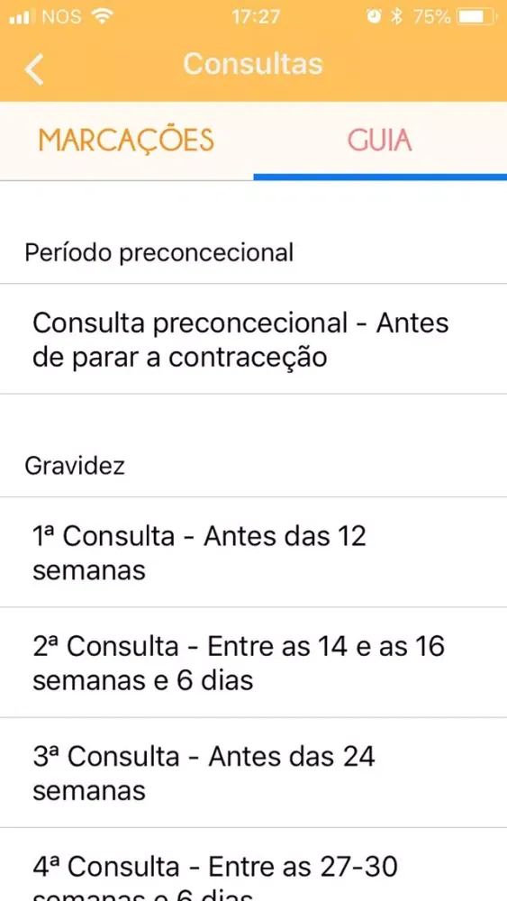 Ảnh chụp màn hình của Nove Meses - A Minha Gravidez