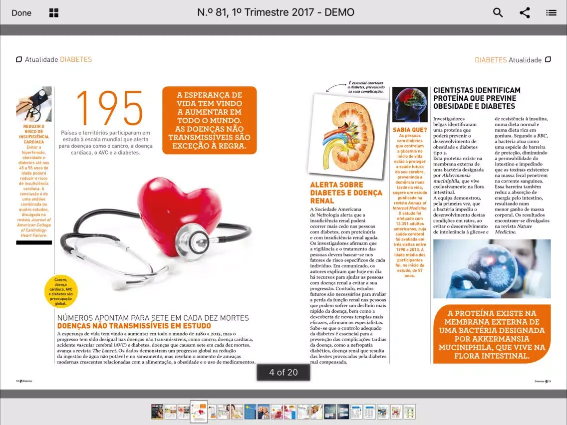 Скриншоты Diabetes - Viver em Equilíbrio iPad 