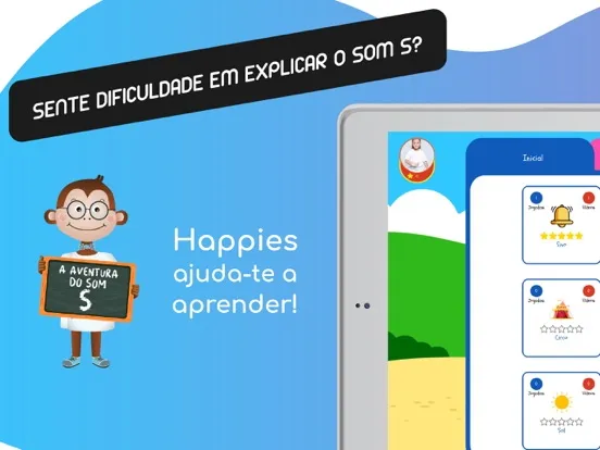 Happies - Aprende o som S iPad  Ekran Görüntüleri