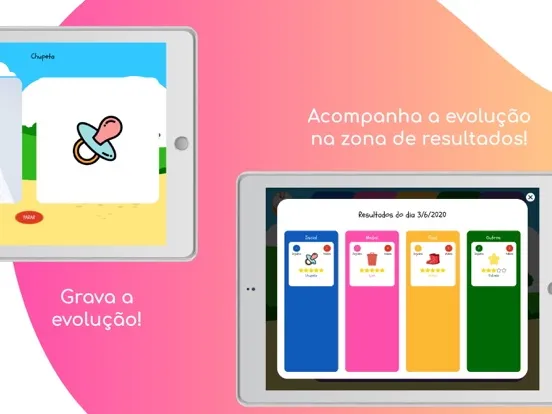 Happies - Aprende o som X/CH iPad 应用截图