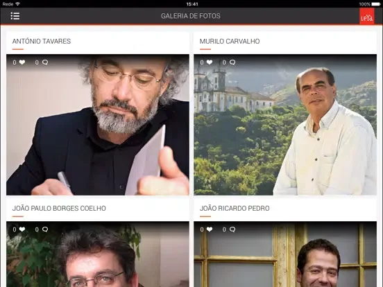 Capturas de pantalla de Premio Leya iPad 