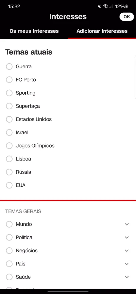 Ảnh chụp màn hình của CNN Portugal