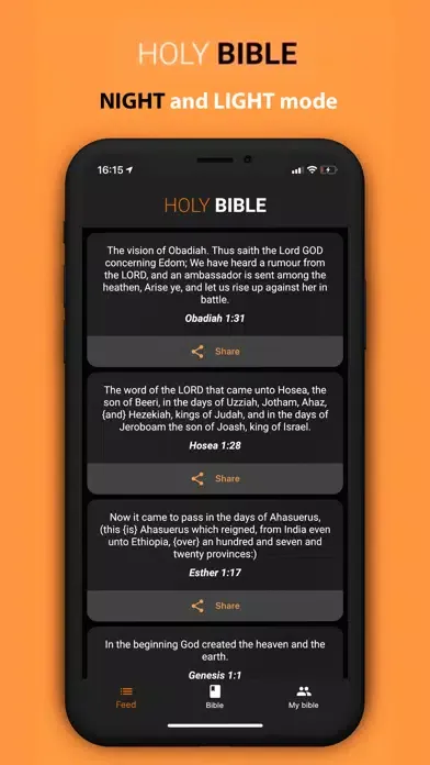 Screenshot di Holy Bible KJV & BBE