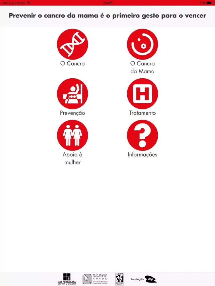 Cancro Mama iPad  سکرین شاٹس