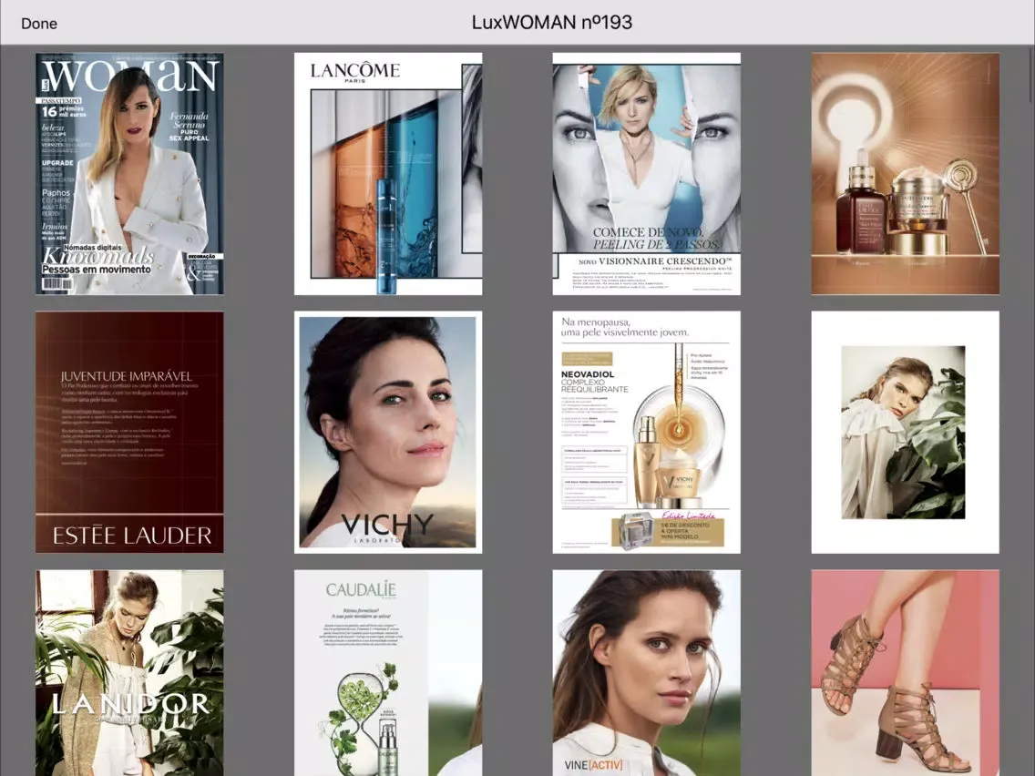 Capturas de tela do Lux Woman iPad 