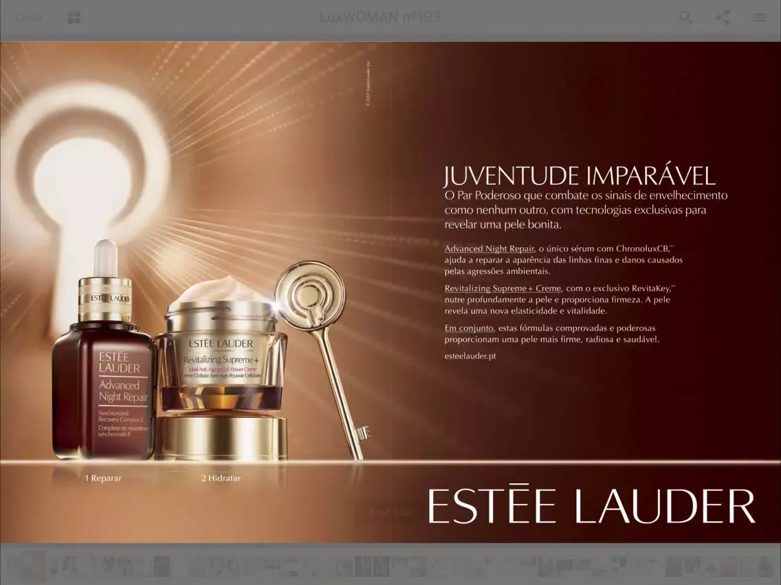 Capturas de tela do Lux Woman iPad 