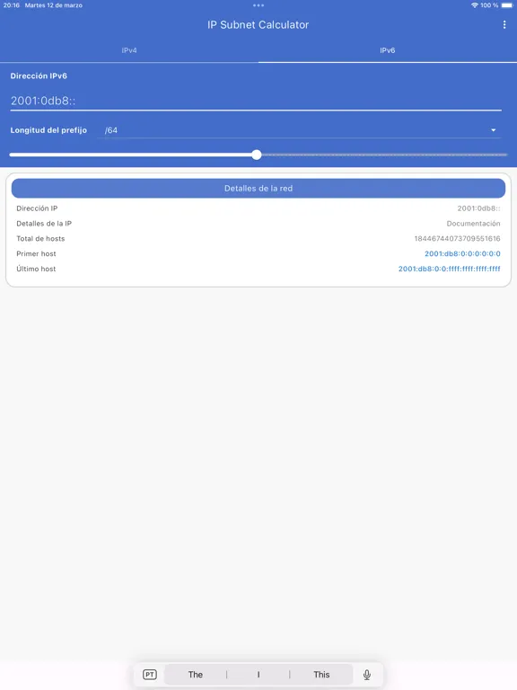 صور IP Subnet Calculator - IPv4/v6 iPad 