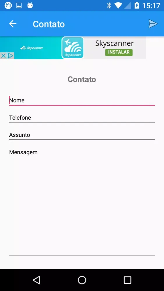 Ảnh chụp màn hình của TV Atlântica