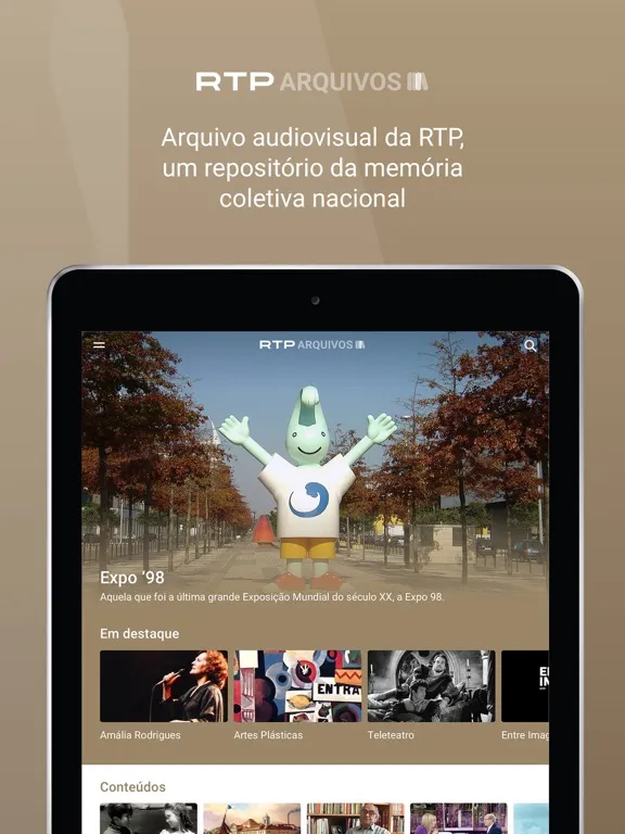 RTP Arquivos iPad 应用截图