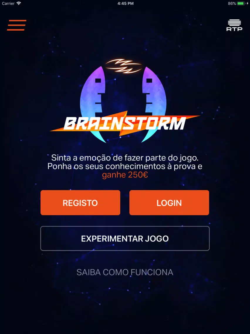 Tangkapan skrin Brainstorm iPad 