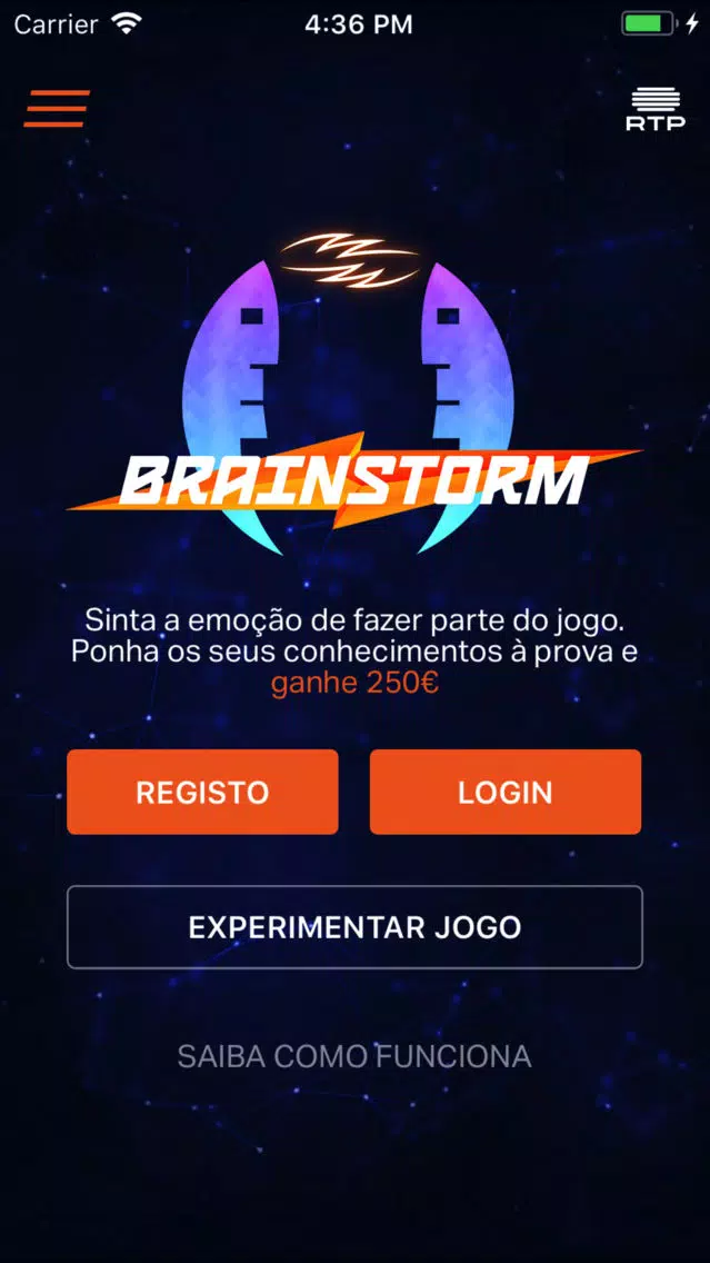 Tangkapan skrin Brainstorm