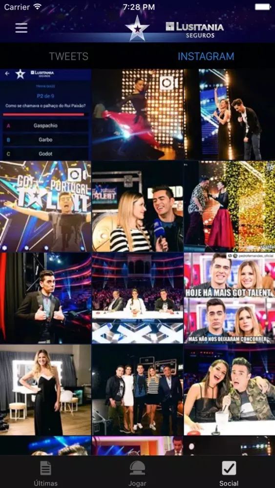 Captures d'écran de Got Talent Portugal