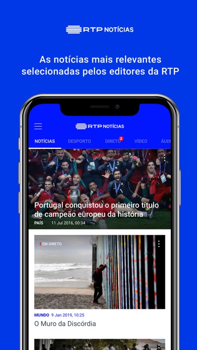 RTP Notícias Screenshots