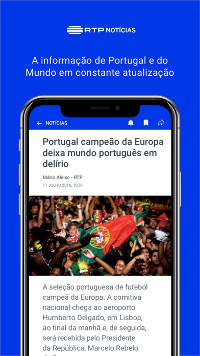 RTP Notícias Screenshots