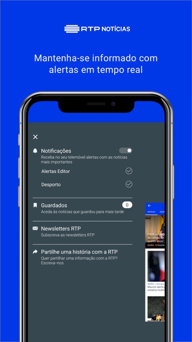 RTP Notícias Screenshots