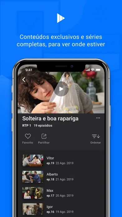 Captures d'écran de RTP Play