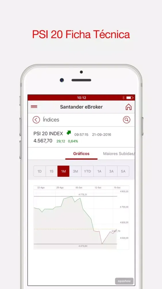 Santander eBroker Screenshots