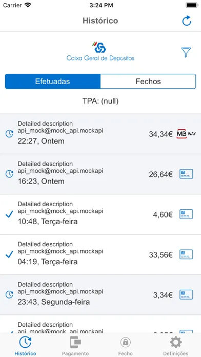 Capturas de pantalla de App Caixa Pay